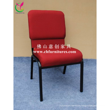 Red Stacking Iron Church Chair (YC-G36-22)